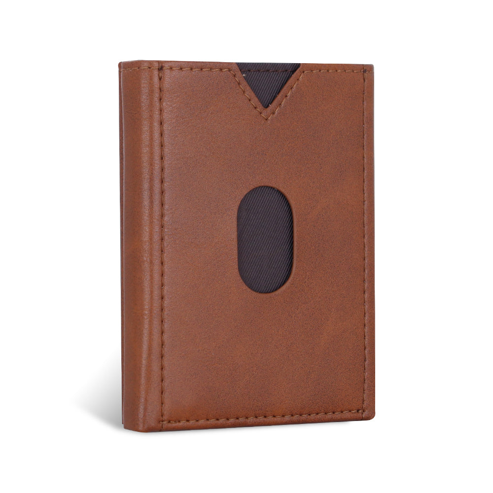 ELITE CARD PRO TRI-FOLD WALLET - BROWN