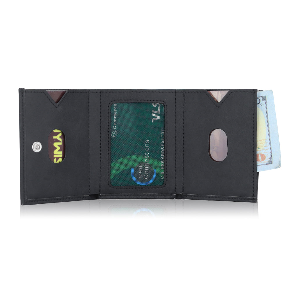 ELITE CARD PRO TRI-FOLD WALLET - BLACK