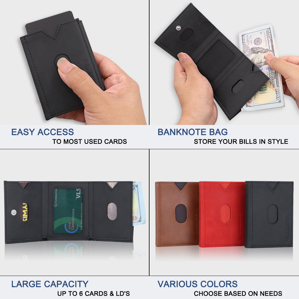 ELITE CARD PRO TRI-FOLD WALLET - BLACK