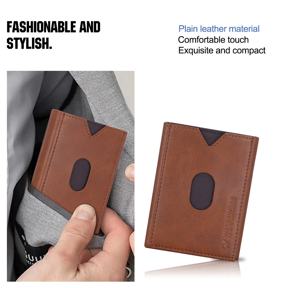 ELITE CARD PRO TRI-FOLD WALLET - BROWN