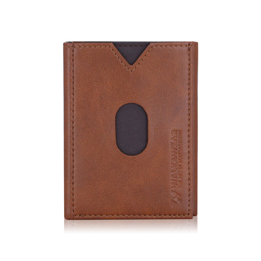 ELITE CARD PRO TRI-FOLD WALLET - BROWN