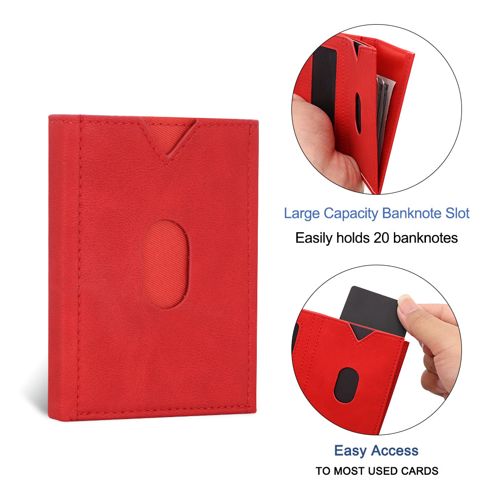 ELITE CARD PRO TRI-FOLD WALLET - RED